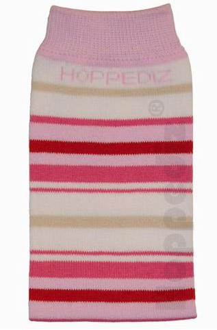 Kangura portabebés Calentadores Hoppediz Algodón White-rosé-pink striped