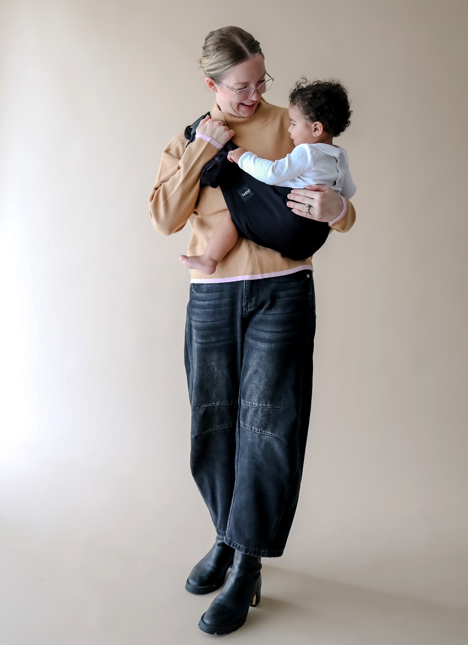 Kangura portabebés Portabebé ligero Boba Buddy Black