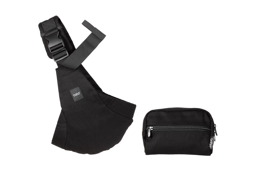 Kangura portabebés Portabebé ligero Boba Buddy Black