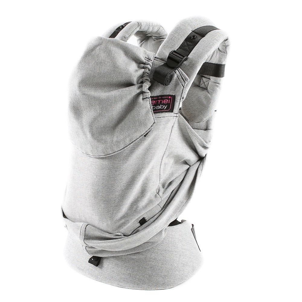 Kangura portabebés Mochila portabebés Emeibaby Easy Gris Completa