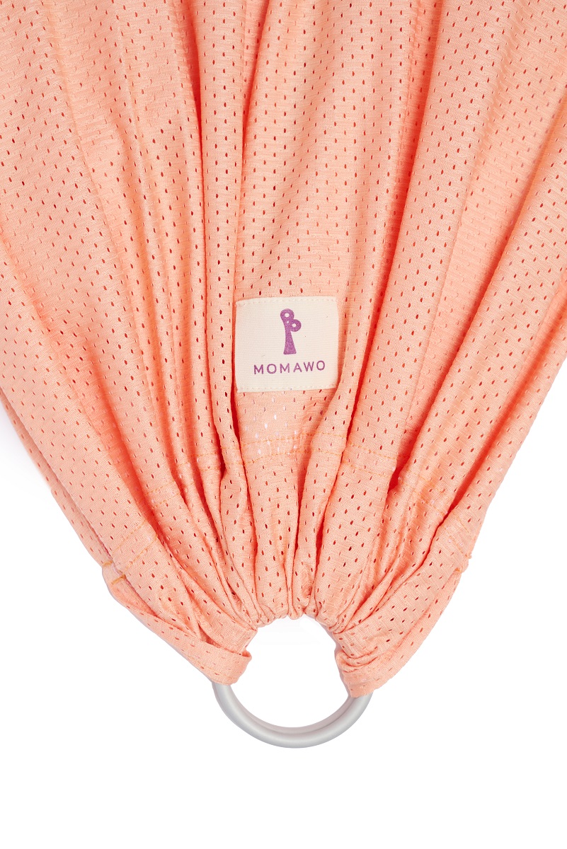 Kangura portabebés Bandolera Portabebé de Agua Momawo Splash Salmon