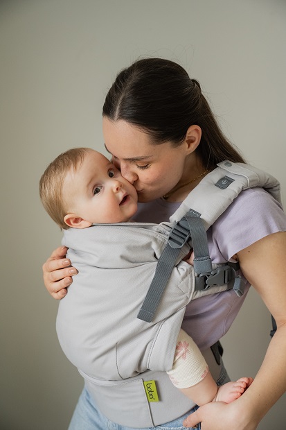 Kangura portabebés Mochila Evolutiva Portabebé Boba X Grey