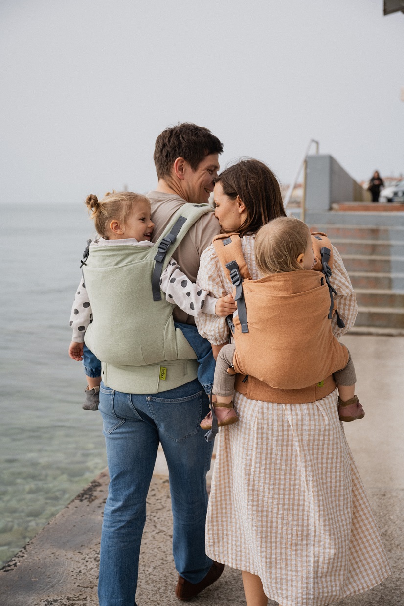 Kangura portabebés Mochila Evolutiva Portabebé Boba X Linen Willow