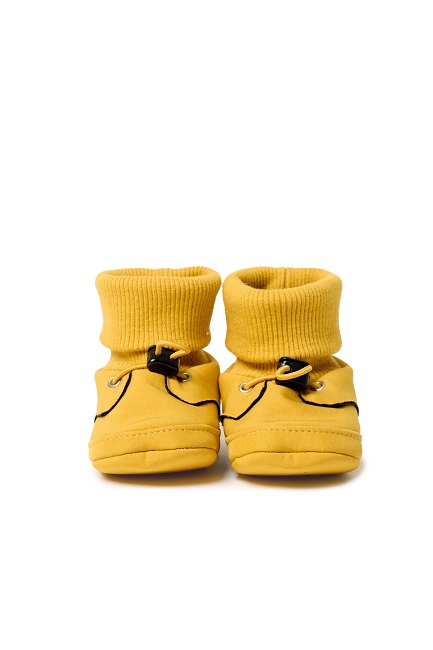 Kangura portabebés Booties de porteo Momawo Mustard