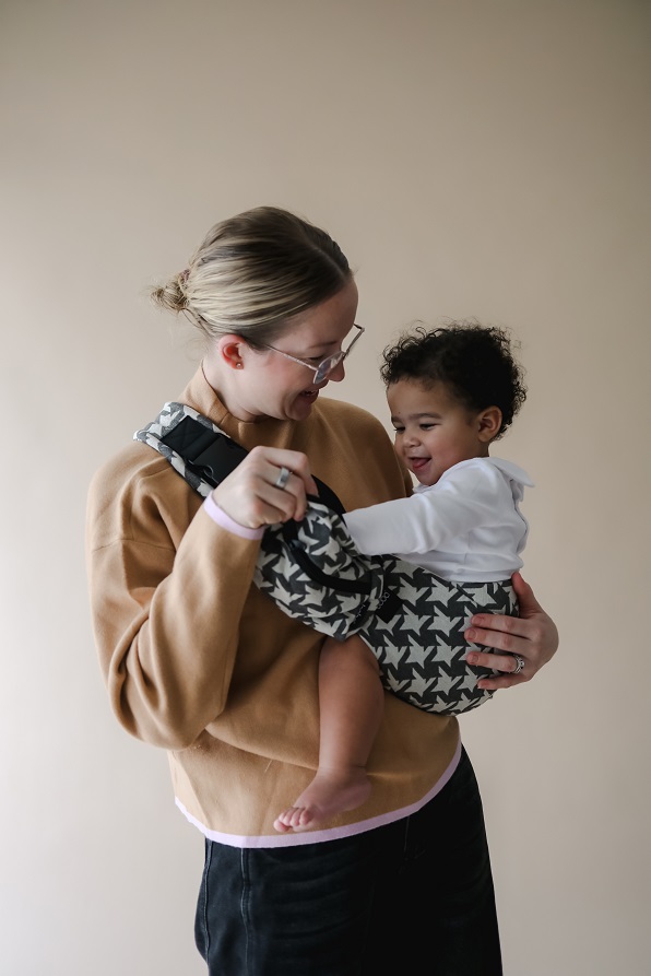 Kangura portabebés Portabebé ligero Boba Buddy Houndstooth