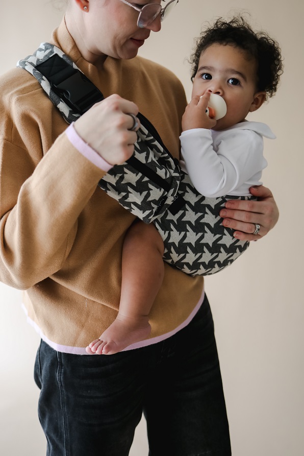 Kangura portabebés Portabebé ligero Boba Buddy Houndstooth