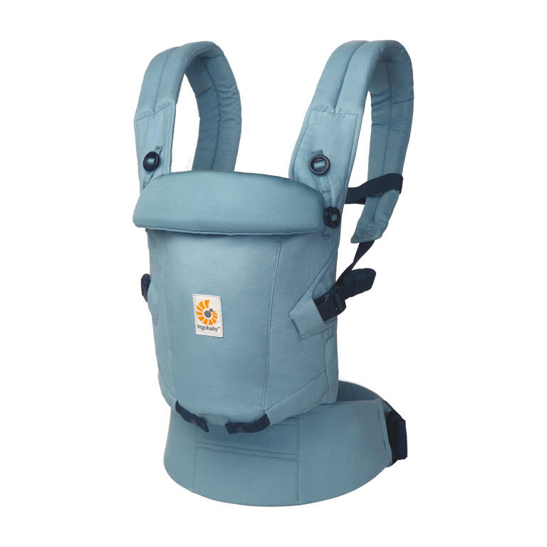 Kangura portabebés Mochila portabebé Ergobaby Adapt Soft Touch Cotton - Azul pizarra