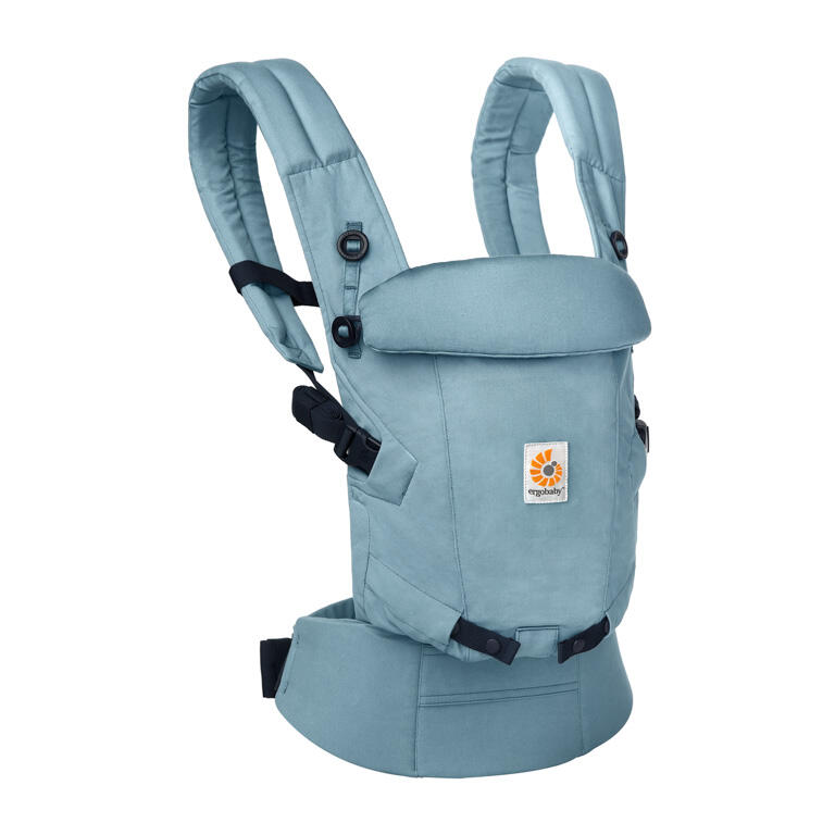 Kangura portabebés Mochila portabebé Ergobaby Adapt Soft Touch Cotton - Azul pizarra