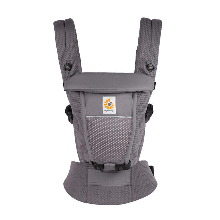 Kangura portabebés Mochila portabebé Ergobaby Adapt Soft Flex Mesh - Gris grafito