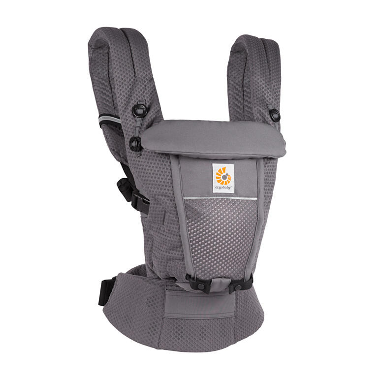 Kangura portabebés Mochila portabebé Ergobaby Adapt Soft Flex Mesh - Gris grafito