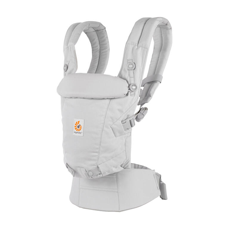 Kangura portabebés Mochila portabebé Ergobaby Adapt Soft Touch Cotton - Gris perla