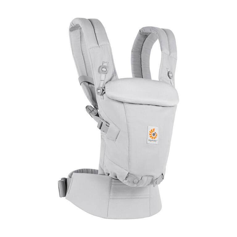 Kangura portabebés Mochila portabebé Ergobaby Adapt Soft Touch Cotton - Gris perla