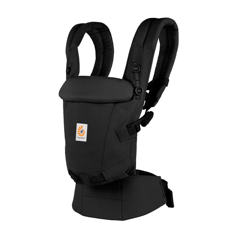 Kangura portabebés Mochila portabebé Ergobaby Adapt Soft Touch Cotton - Negro