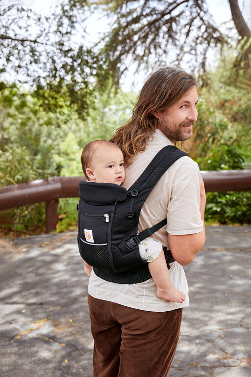 Kangura portabebés Mochila portabebé Ergobaby Adapt Soft Flex Mesh - Negro