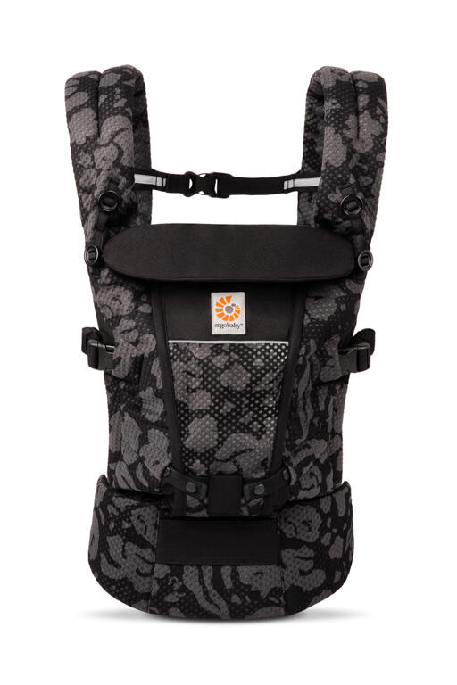 Kangura portabebés Mochila portabebé Ergobaby Adapt Soft Flex Mesh - Onyx Blooms