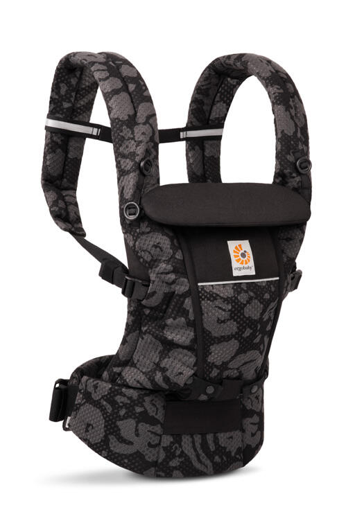 Kangura portabebés Mochila portabebé Ergobaby Adapt Soft Flex Mesh - Onyx Blooms