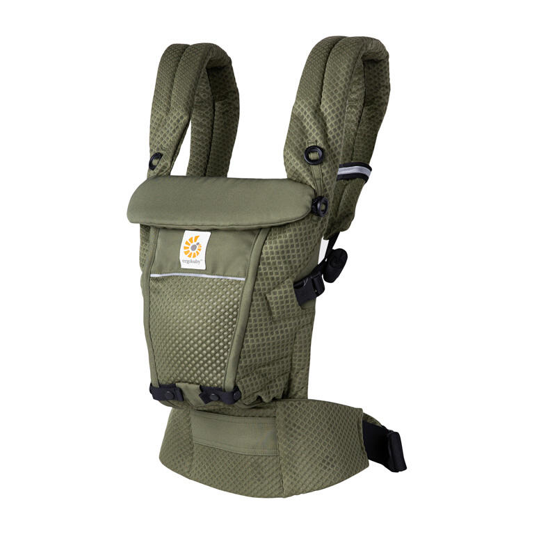 Kangura portabebés Mochila portabebé Ergobaby Adapt Soft Flex Mesh - Verde oliva