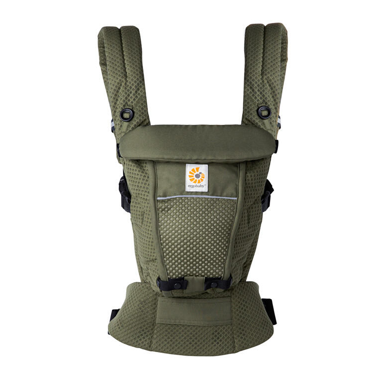 Kangura portabebés Mochila portabebé Ergobaby Adapt Soft Flex Mesh - Verde oliva