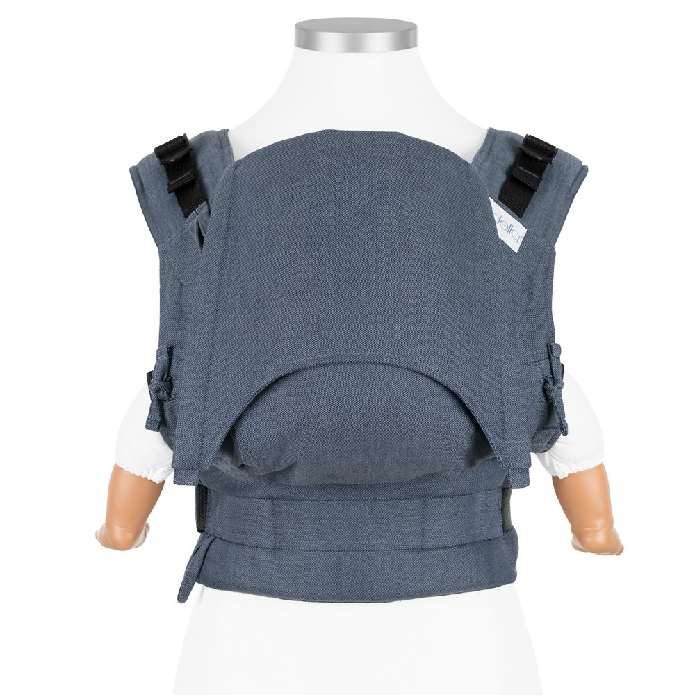 Kangura portabebés Mochila ergonómica Fidella Fusion Bebé Chevron denim