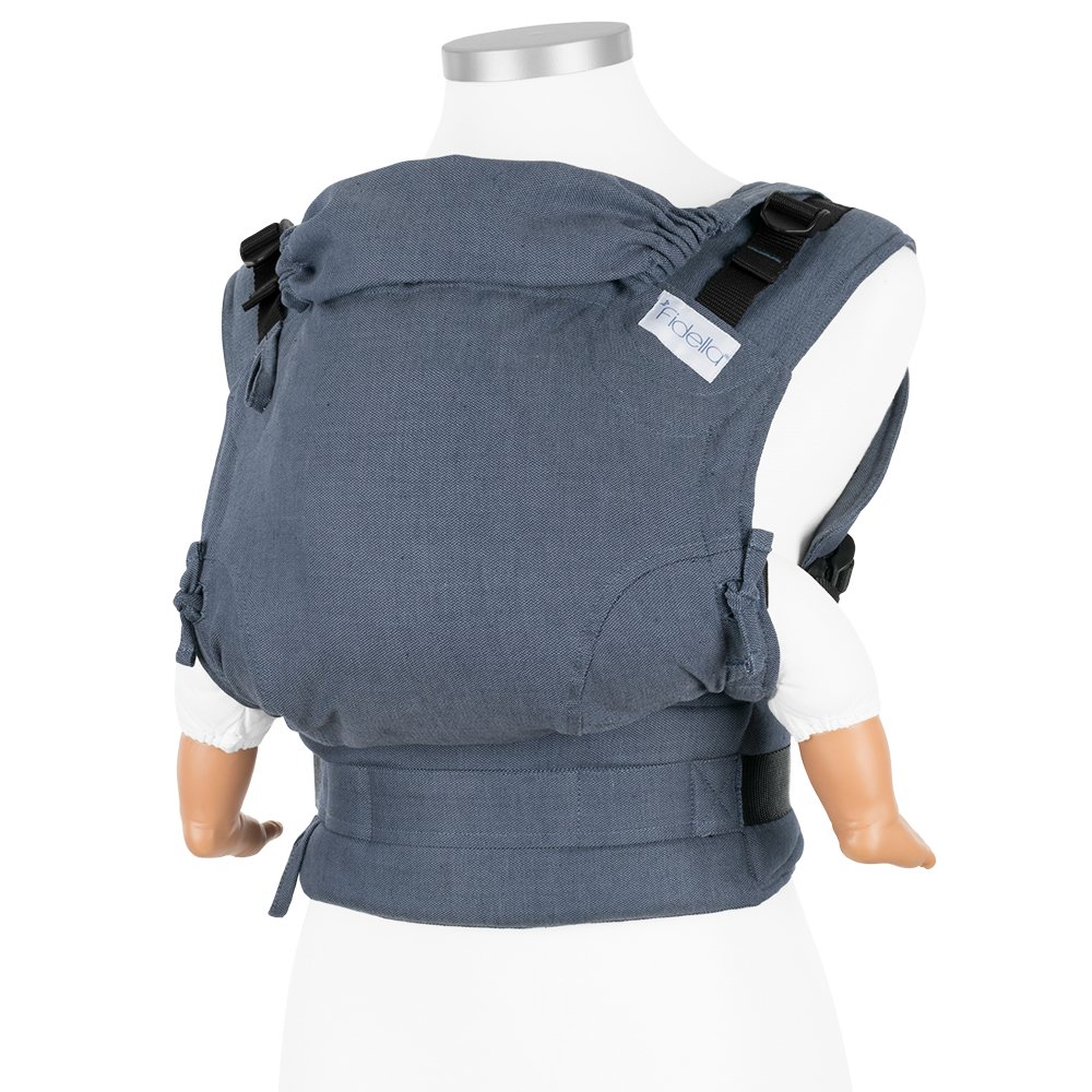 Kangura portabebés Mochila ergonómica Fidella Fusion Bebé Chevron denim