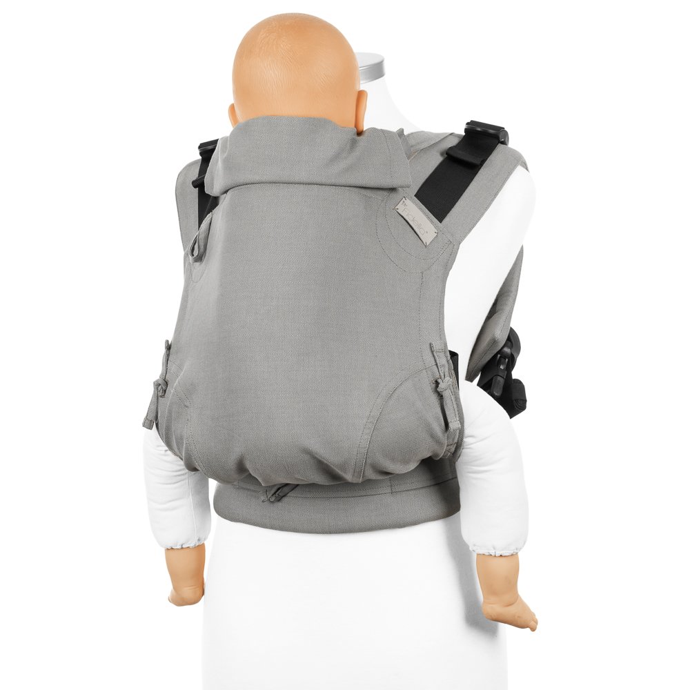 Kangura portabebés Mochila ergonómica Fidella Fusion Toddler 2.0 Chevron Light Gray