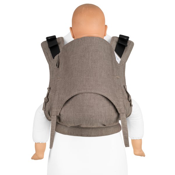 Kangura portabebés Mochila ergonómica Fidella Fusion Toddler 2.0 Chevron Marrón