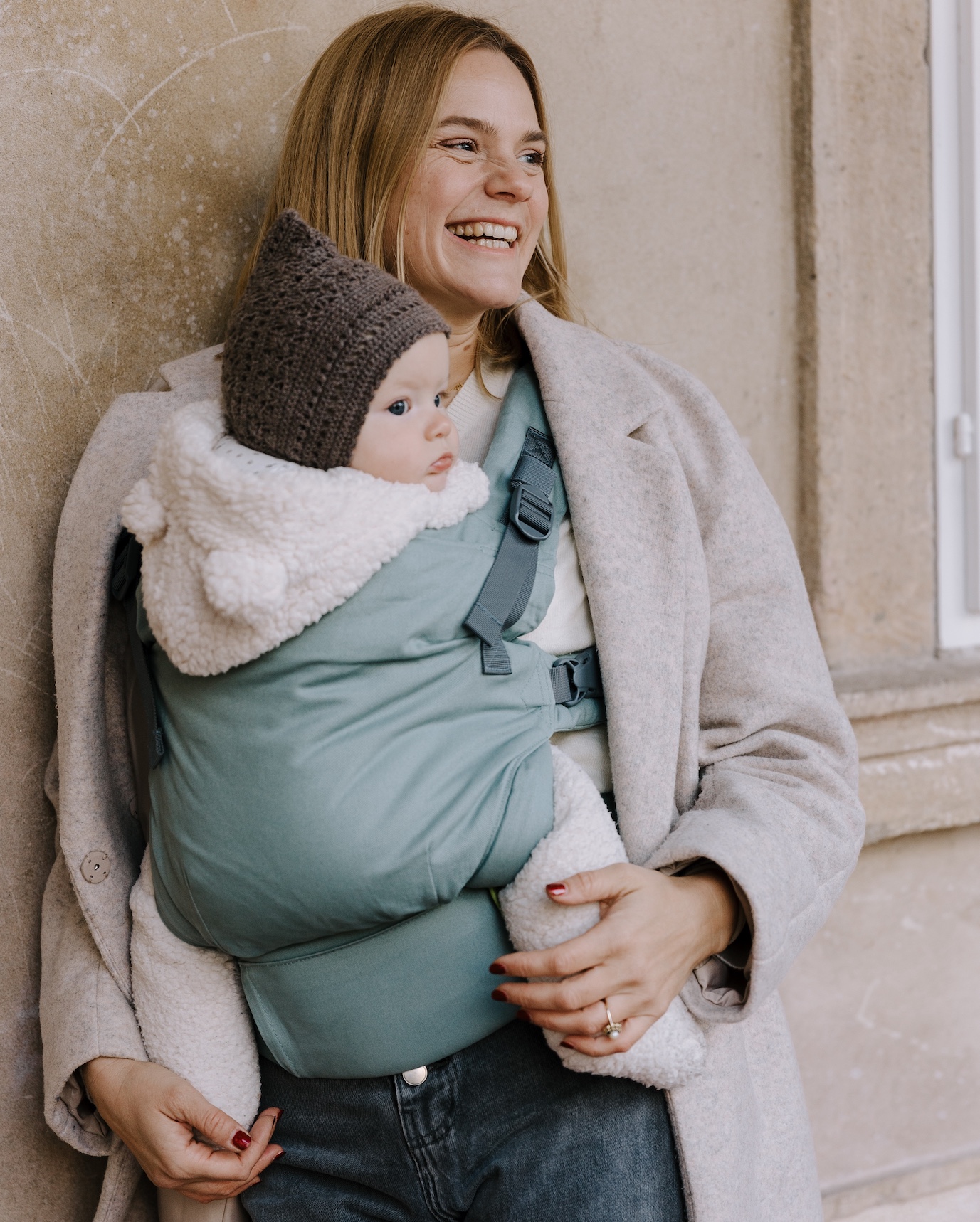 Kangura portabebés Mochila Evolutiva Portabebé Boba X Sea Mist