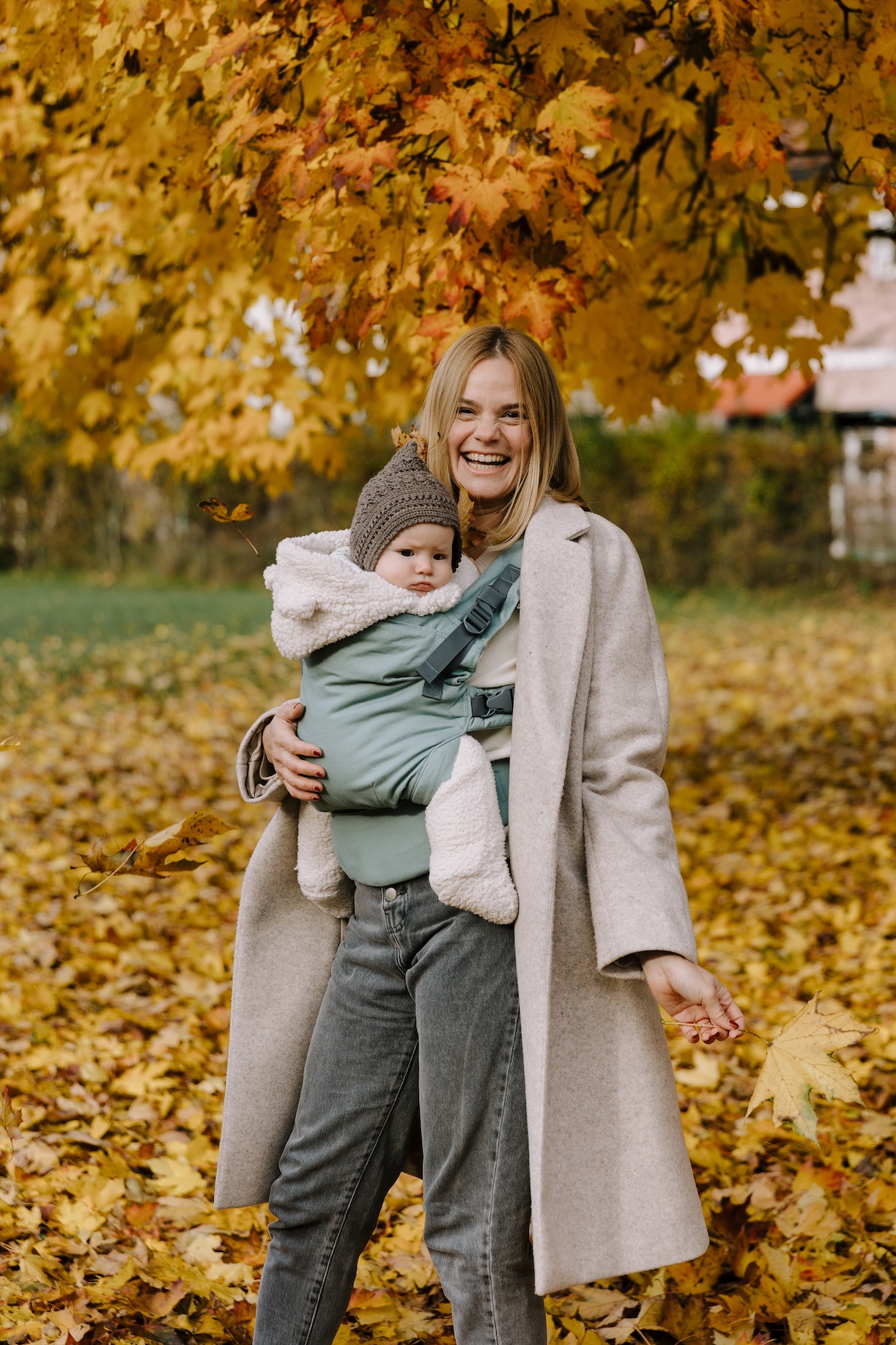 Kangura portabebés Mochila Evolutiva Portabebé Boba X Sea Mist