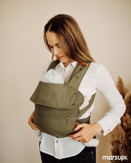 Kangura portabebés Mochila portabebé Marsupi Classic 2.0 Olive