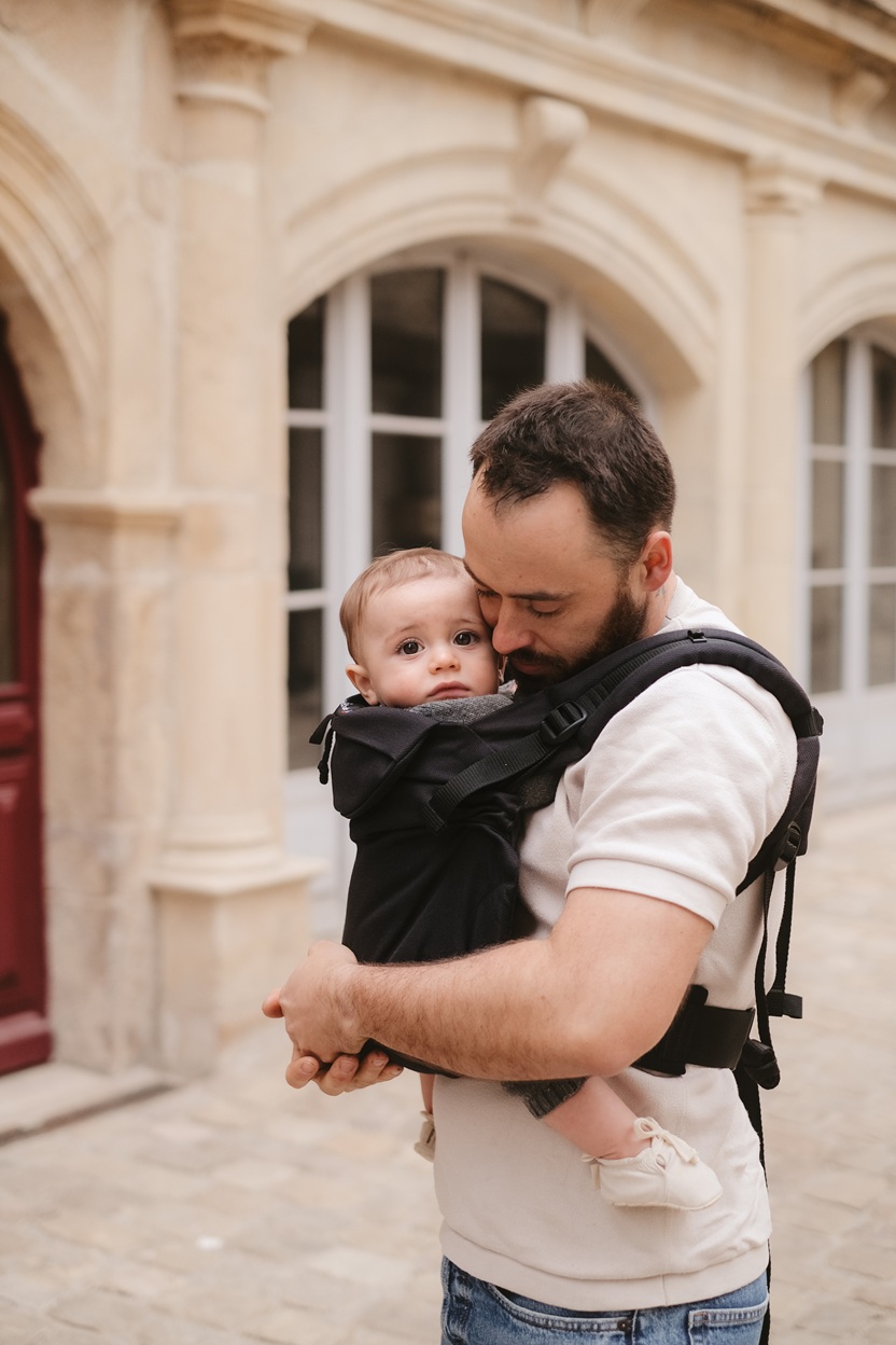 Kangura portabebés Mochila Evolutiva Néobulle Néo V3 Noir