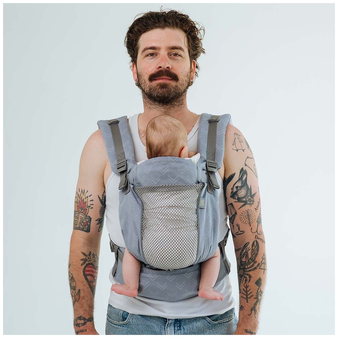 Kangura portabebés Mochila evolutiva Love and Carry One Evo Monsoon (100% Algodón)