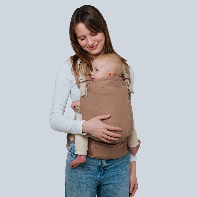 Kangura portabebés Mochila evolutiva Love and Carry One Evo Pecan (100% Algodón Orgánico)