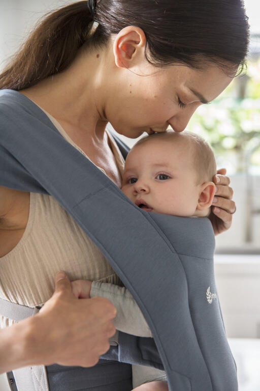 Kangura portabebés Mochila Portabebé Ergobaby Embrace Azul Oxford