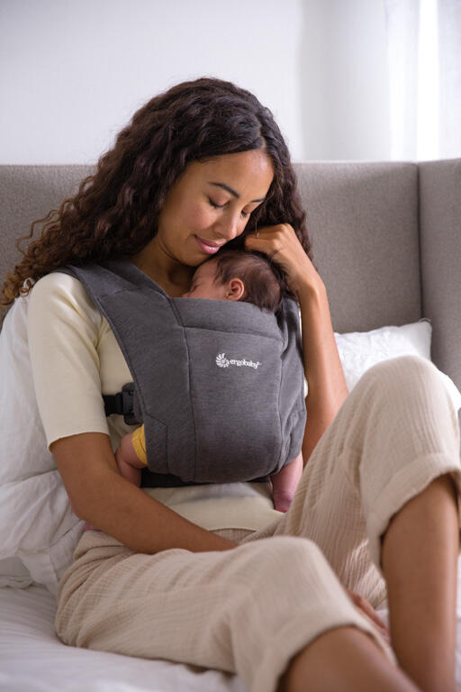 Kangura portabebés Mochila Portabebé Ergobaby Embrace Gris