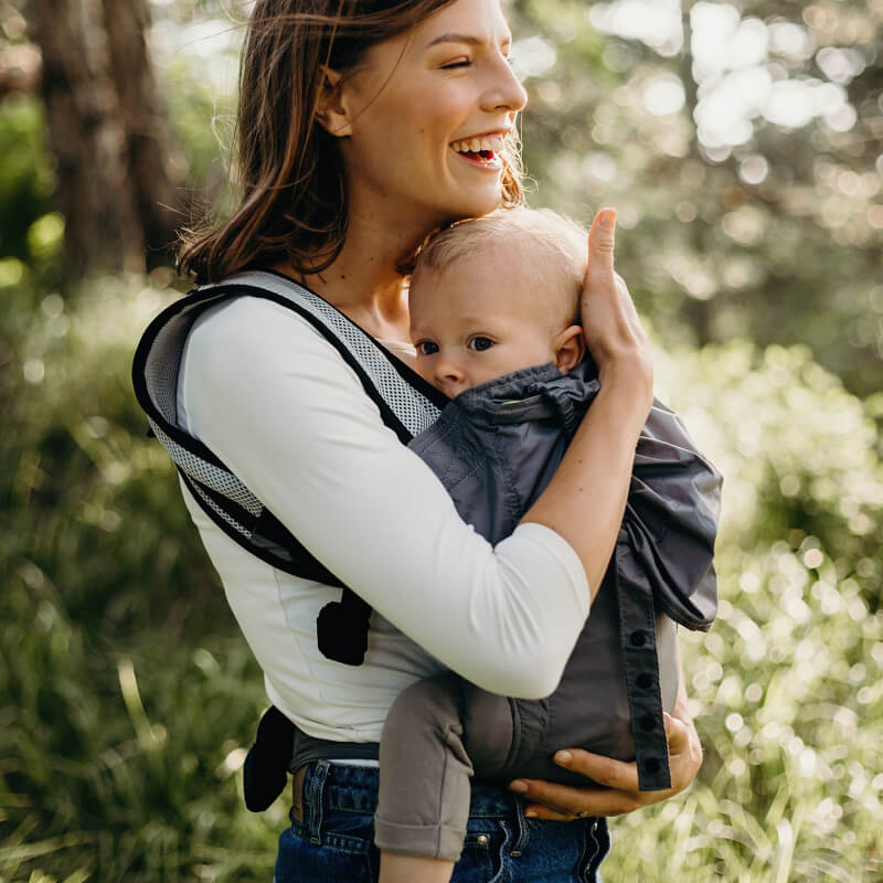 Kangura portabebés Mochila portabebés ultraligera Boba Air Grey