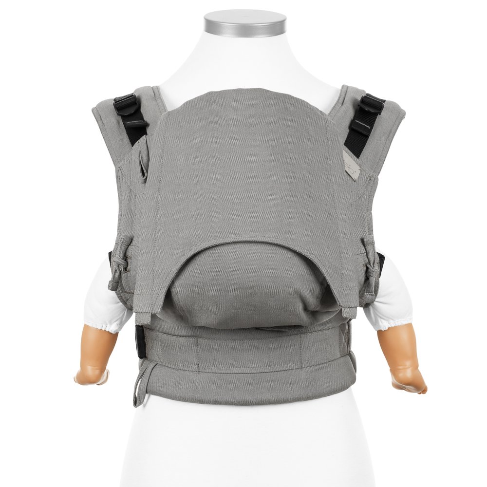 Kangura portabebés Mochila ergonómica Fidella Fusion Bebé Chevron Light Gray