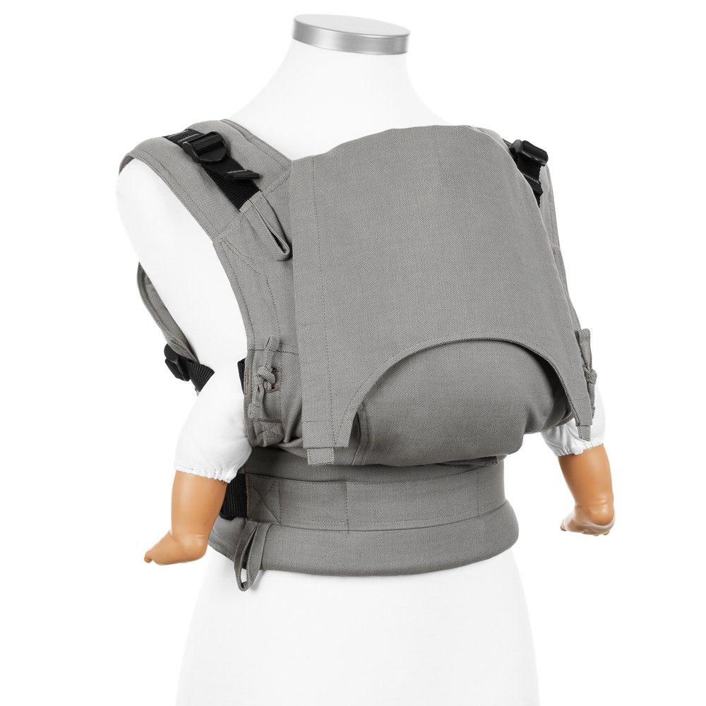 Kangura portabebés Mochila ergonómica Fidella Fusion Bebé Chevron Light Gray