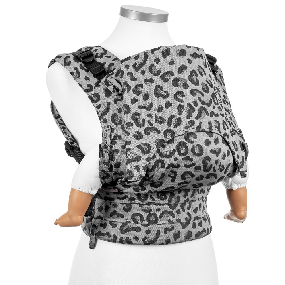 Kangura portabebés Mochila ergonómica Fidella Fusion Bebé Leopard Silver