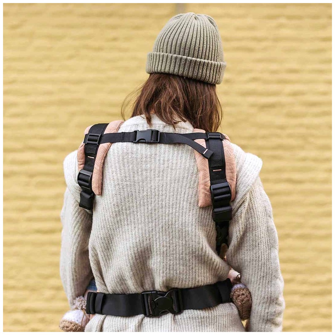 Kangura portabebés Mochila ergonómica Fidella Fusion Bebé Cubic Lines Tuscany