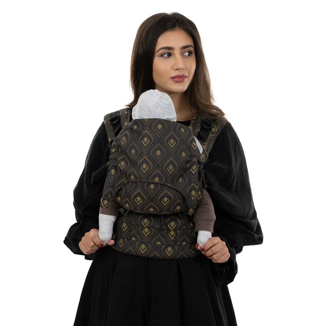 Kangura portabebés Mochila ergonómica Fidella Fusion Bebé Peacock Gold