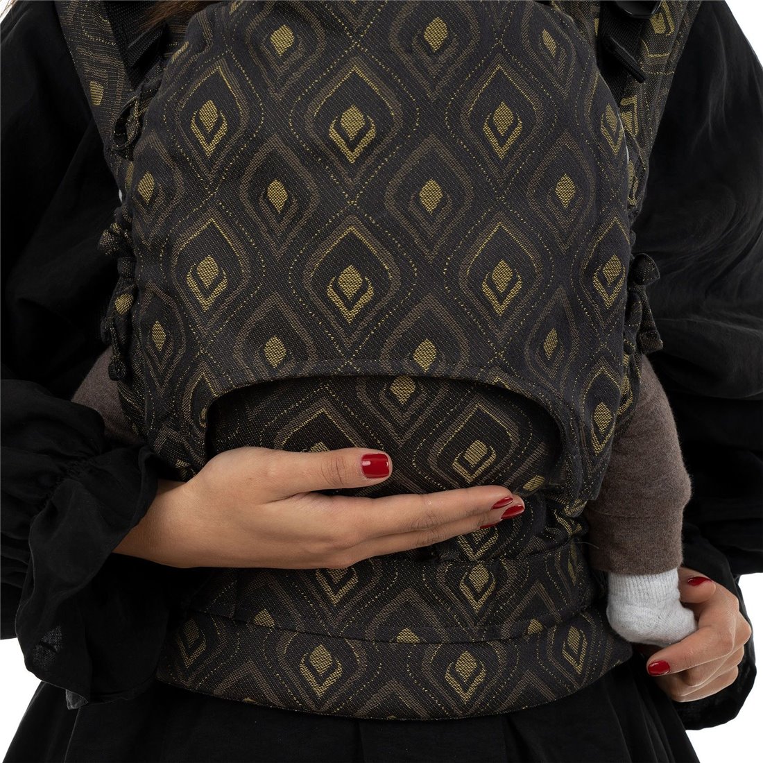 Kangura portabebés Mochila ergonómica Fidella Fusion Bebé Peacock Gold