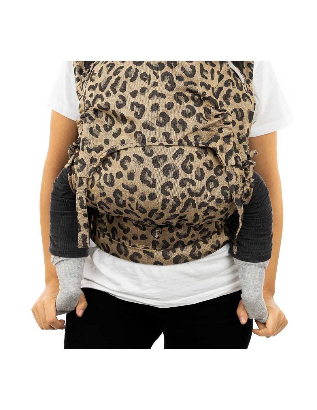 Kangura portabebés Mochila ergonómica Fidella Fusion Toddler 2.0 Leopard Gold