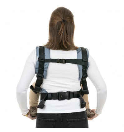 Kangura portabebés Mochila ergonómica Fidella Fusion Toddler 2.0 Palm Trees blue