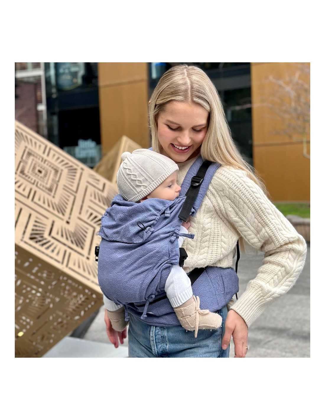 Kangura portabebés Mochila Portabebés Quokkababy Blue Vives