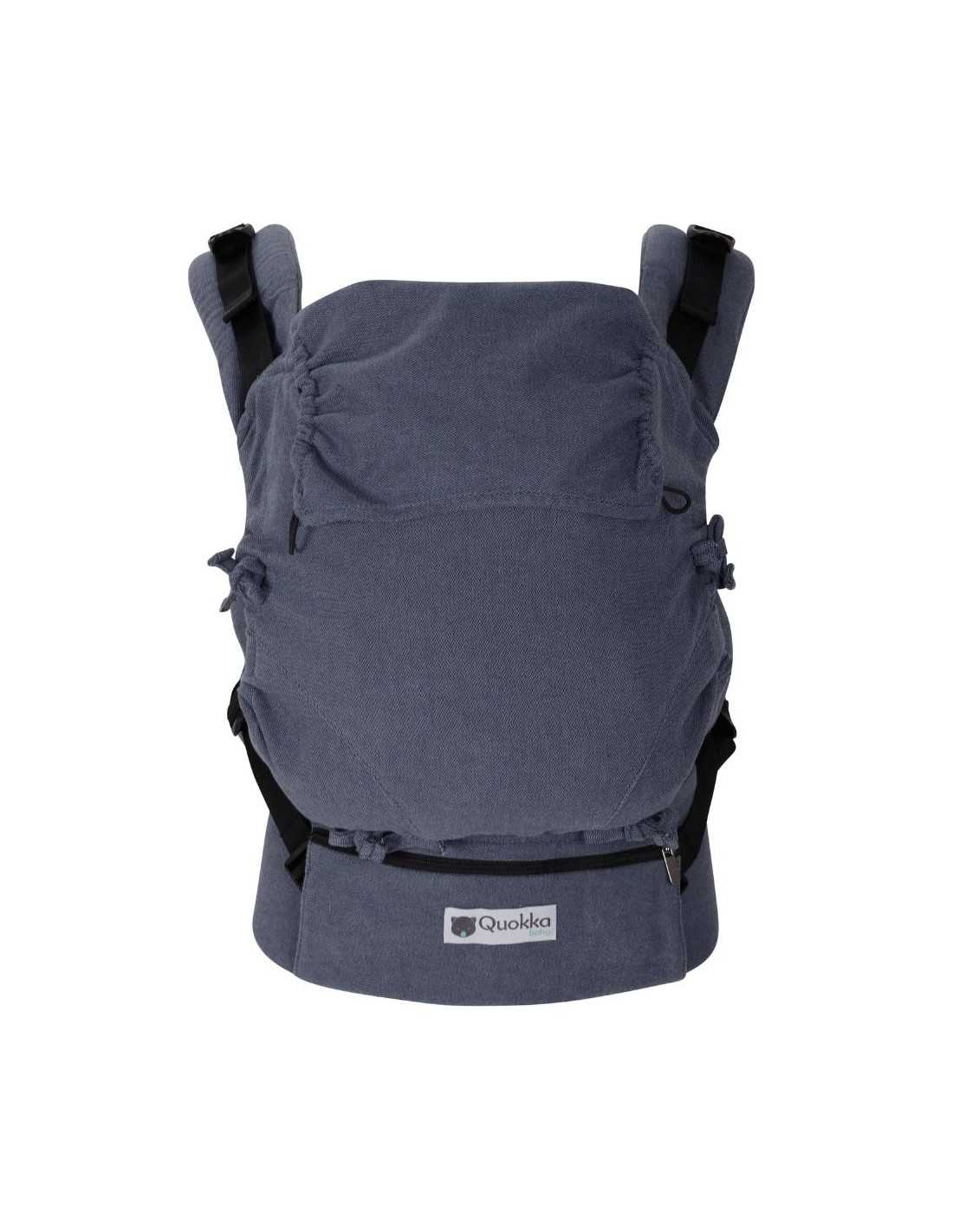 Kangura portabebés Mochila Portabebés Quokkababy Denim Blue