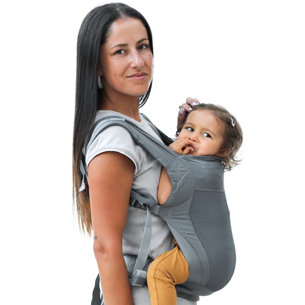 Kangura portabebés Mochila portabebés ultraligera Beco Fly Grey