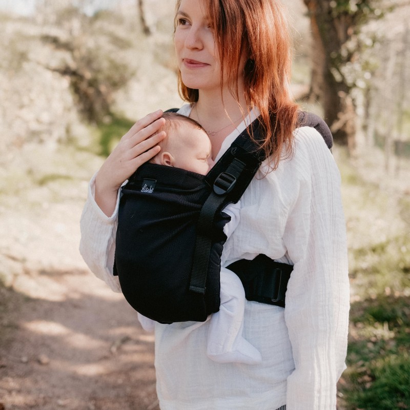 Kangura portabebés Mochila Evolutiva Néobulle My Néo Noir