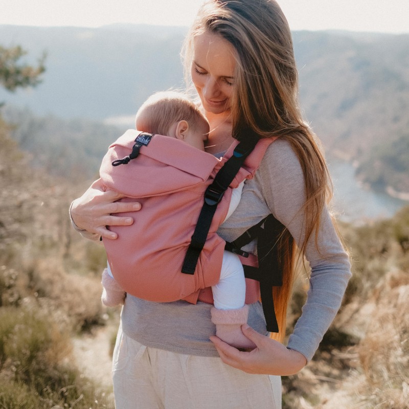 Kangura portabebés Mochila Evolutiva Néobulle Néo+ PlusV2 Acajou