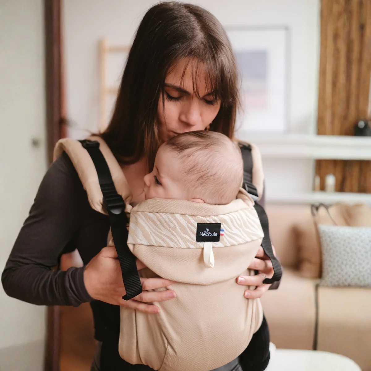 Kangura portabebés Mochila Evolutiva Néobulle Néo V3 Savane