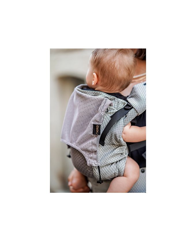 Kangura portabebés Mochila evolutiva Neko Smart Baby Grey diamond (Air)